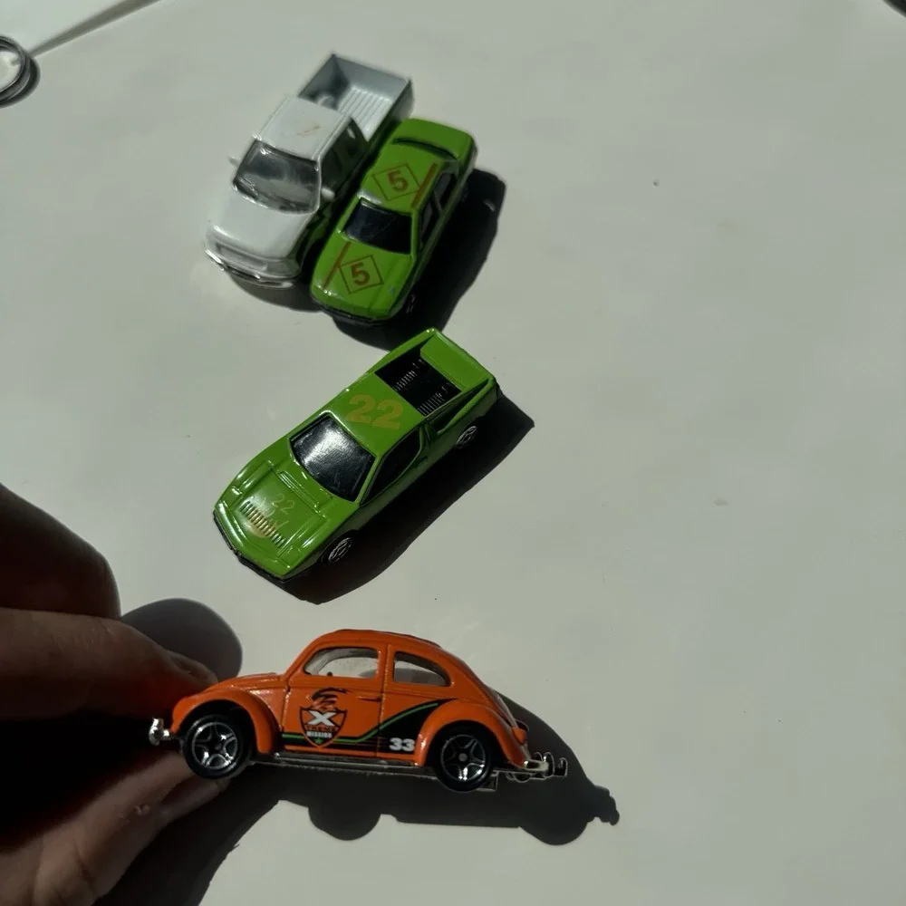 Hot Wheels Volkswagen Beetle Mixed Die Cast Toy Car Lot 4 Loose